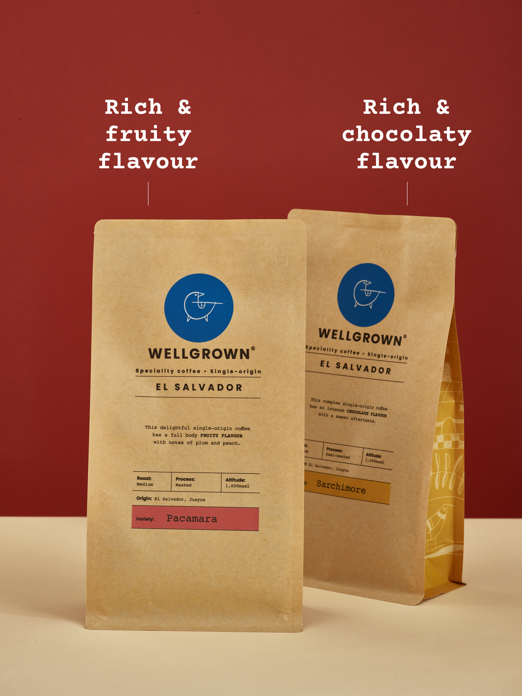 THE CONNOISSEUR - 750g Wellgrown coffee bag